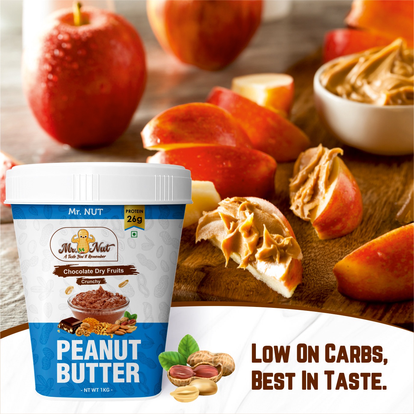 Chocolate Dry Fruits mix Peanut butter